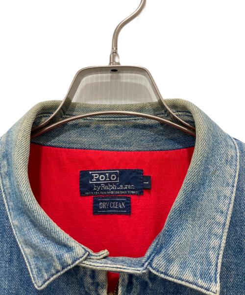 POLO RALPH LAUREN（ポロ・ラルフローレン）POLO RALPH LAUREN (ポロ・ラルフローレン) デニムスウィングトップ インディゴ サイズ:Lの古着・服飾アイテム