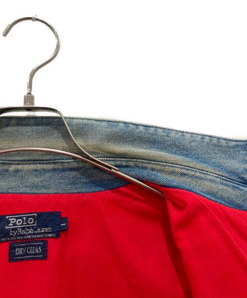 POLO RALPH LAUREN（ポロ・ラルフローレン）POLO RALPH LAUREN (ポロ・ラルフローレン) デニムスウィングトップ インディゴ サイズ:Lの古着・服飾アイテム