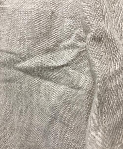 Savane（サヴァーン）Savane (サヴァーン) ２タックリネンパンツ ベージュ サイズ:36の古着・服飾アイテム