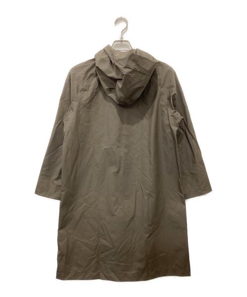 mina perhonen（ミナ ペルホネン）mina perhonen (ミナ ペルホネン) rainy garden レインコート ブラウン サイズ:40の古着・服飾アイテム