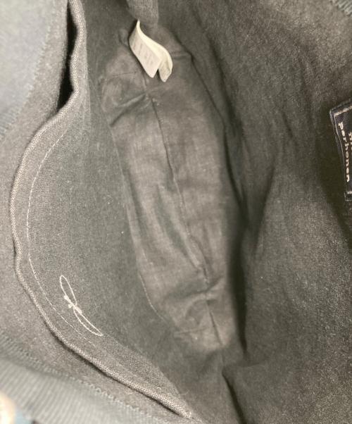 mina perhonen（ミナ ペルホネン）mina perhonen (ミナ ペルホネン) トートバッグ ネイビー×ホワイトの古着・服飾アイテム