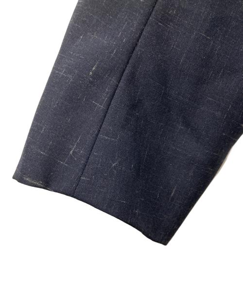 PAUL SMITH（ポールスミス）PAUL SMITH (ポールスミス) モヘヤ混ウール ジップアップ ショートブルゾン ネイビー サイズ:Mの古着・服飾アイテム