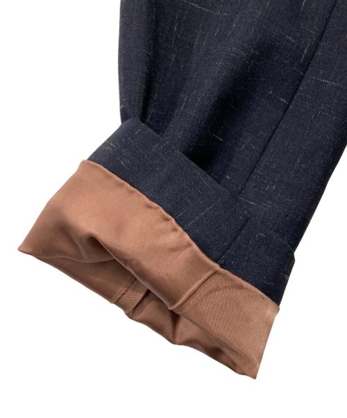 PAUL SMITH（ポールスミス）PAUL SMITH (ポールスミス) モヘヤ混ウール ジップアップ ショートブルゾン ネイビー サイズ:Mの古着・服飾アイテム