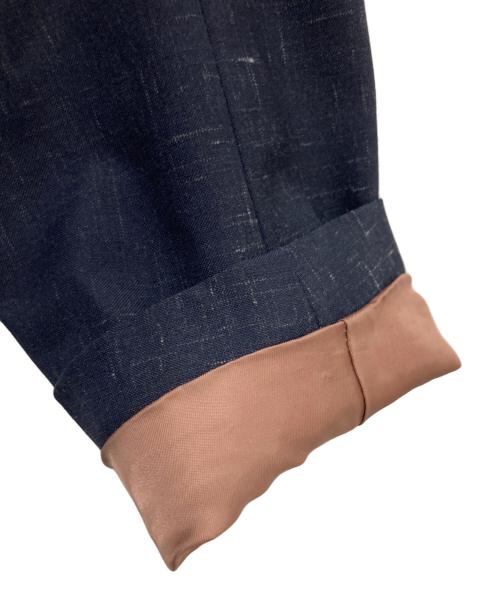 PAUL SMITH（ポールスミス）PAUL SMITH (ポールスミス) モヘヤ混ウール ジップアップ ショートブルゾン ネイビー サイズ:Mの古着・服飾アイテム