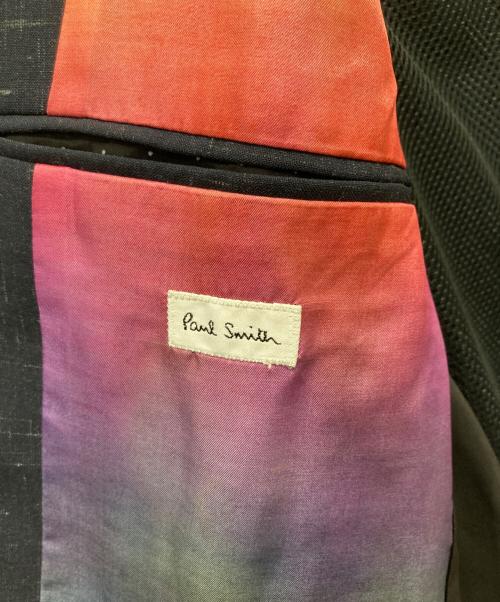 PAUL SMITH（ポールスミス）PAUL SMITH (ポールスミス) モヘヤ混ウール ジップアップ ショートブルゾン ネイビー サイズ:Mの古着・服飾アイテム
