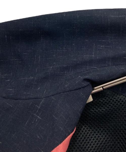 PAUL SMITH（ポールスミス）PAUL SMITH (ポールスミス) モヘヤ混ウール ジップアップ ショートブルゾン ネイビー サイズ:Mの古着・服飾アイテム