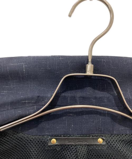 PAUL SMITH（ポールスミス）PAUL SMITH (ポールスミス) モヘヤ混ウール ジップアップ ショートブルゾン ネイビー サイズ:Mの古着・服飾アイテム