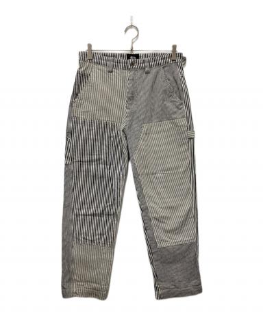 中古・古着通販】stussy (ステューシー) ヒッコリーダブルニーパンツ