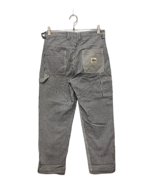 stussy（ステューシー）stussy (ステューシー) ヒッコリーダブルニーパンツ インディゴ サイズ:W30の古着・服飾アイテム