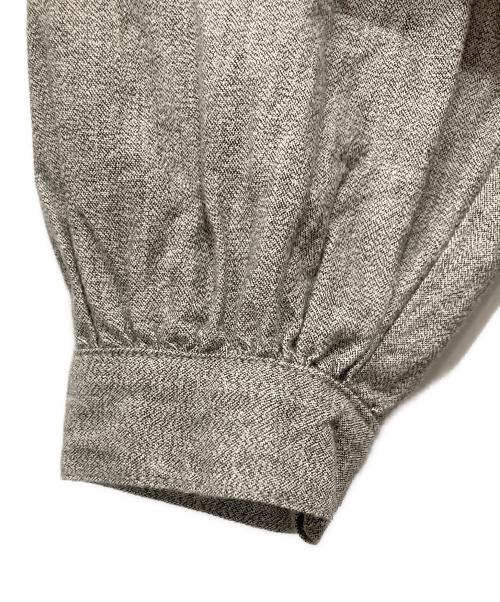 Porter Classic（ポータークラシック）Porter Classic (ポータークラシック) STAND COLLAR LONG SMOCK SHIRT / スタンドカラーロングスモックシャツ グレー サイズ:1の古着・服飾アイテム