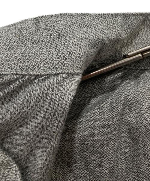 Porter Classic（ポータークラシック）Porter Classic (ポータークラシック) STAND COLLAR LONG SMOCK SHIRT / スタンドカラーロングスモックシャツ グレー サイズ:1の古着・服飾アイテム