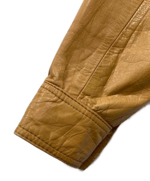 PIONEER WEAR（パイオニアウェア）Pioneer Wear (パイオニアウェア) レザージャケット ベージュ サイズ:-の古着・服飾アイテム