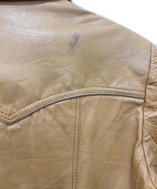 PIONEER WEAR（パイオニアウェア）Pioneer Wear (パイオニアウェア) レザージャケット ベージュ サイズ:-の古着・服飾アイテム