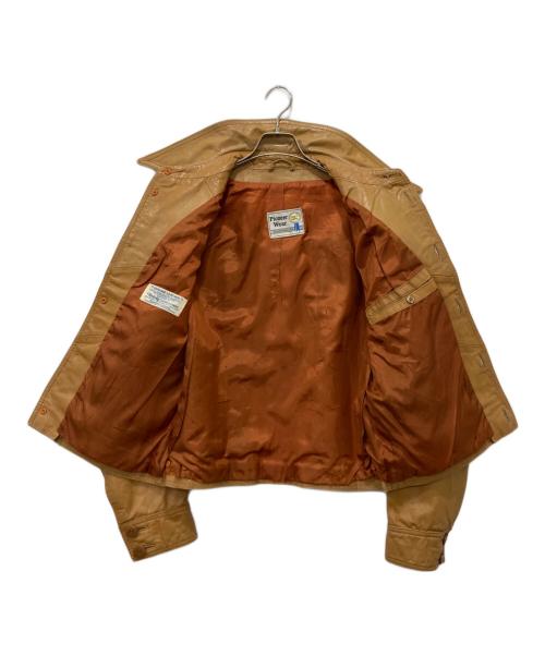 PIONEER WEAR（パイオニアウェア）Pioneer Wear (パイオニアウェア) レザージャケット ベージュ サイズ:-の古着・服飾アイテム