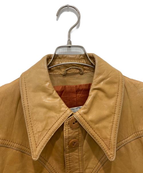PIONEER WEAR（パイオニアウェア）Pioneer Wear (パイオニアウェア) レザージャケット ベージュ サイズ:-の古着・服飾アイテム