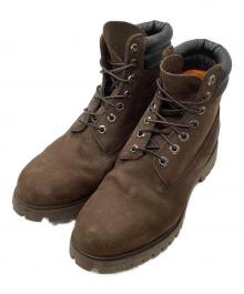Timberland（ティンバーランド）の古着「6INCH DOUBLE COLLAR BOOT」｜ブラウン