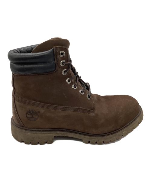 Timberland（ティンバーランド）Timberland (ティンバーランド) 6INCH DOUBLE COLLAR BOOT ブラウン サイズ:26ｃｍの古着・服飾アイテム