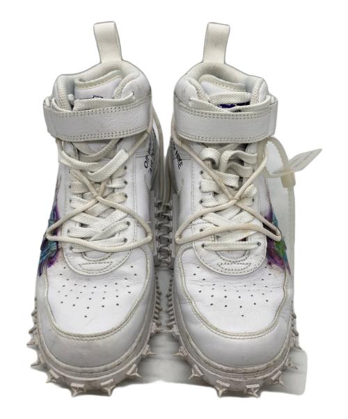 NIKE（ナイキ）NIKE (ナイキ) OFFWHITE (オフホワイト) AIR FORCE 1 MID SP LTHR ホワイト サイズ:26.5cmの古着・服飾アイテム