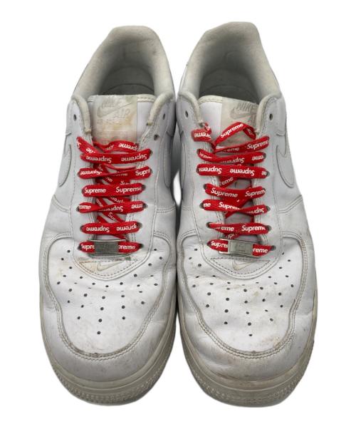 NIKE（ナイキ）NIKE (ナイキ) Supreme (シュプリーム) AIR FORCE 1 LOW ホワイト サイズ:26.5cmの古着・服飾アイテム
