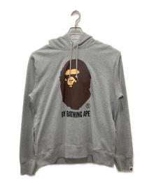 A BATHING APE（ア ベイシング エイプ）の古着「RELAXED PULLOVER HOODIE」｜グレー