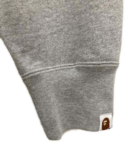 A BATHING APE（ア ベイシング エイプ）A BATHING APE (ア ベイシング エイプ) RELAXED PULLOVER HOODIE グレー サイズ:XLの古着・服飾アイテム