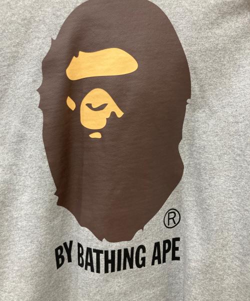 A BATHING APE（ア ベイシング エイプ）A BATHING APE (ア ベイシング エイプ) RELAXED PULLOVER HOODIE グレー サイズ:XLの古着・服飾アイテム