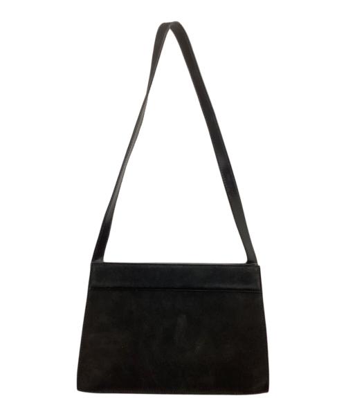 GUCCI（グッチ）GUCCI (グッチ) スエードハンドバッグ ブラック サイズ:実寸サイズをご参照くださいの古着・服飾アイテム