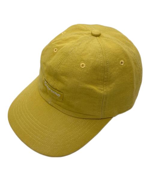 SUPREME（シュプリーム）Supreme (シュプリーム) Cordura® Denim Small Box 6-Panel イエローの古着・服飾アイテム