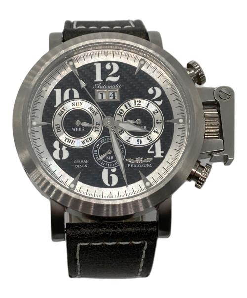 PERIGAUM（ペリガウム）PERIGAUM (ペリガウム) 腕時計 / 自動巻き ブラック サイズ:実寸サイズをご参照くださいの古着・服飾アイテム