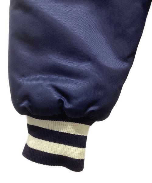 STARTER（スターター）STARTER (スターター) スタジャン / 90s 中綿 スタジャン ネイビー×ホワイト サイズ:Mの古着・服飾アイテム