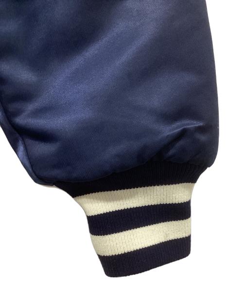 STARTER（スターター）STARTER (スターター) スタジャン / 90s 中綿 スタジャン ネイビー×ホワイト サイズ:Mの古着・服飾アイテム