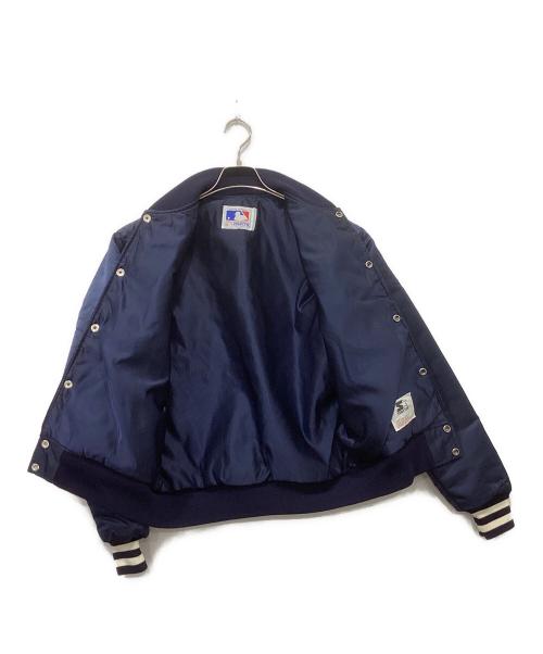STARTER（スターター）STARTER (スターター) スタジャン / 90s 中綿 スタジャン ネイビー×ホワイト サイズ:Mの古着・服飾アイテム