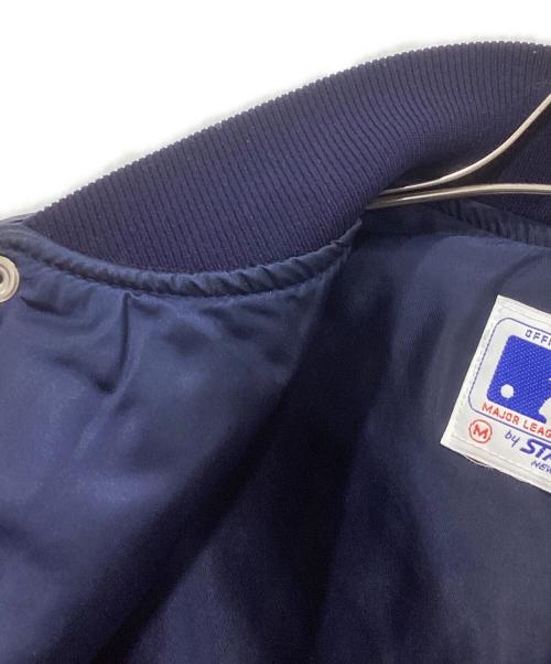 STARTER（スターター）STARTER (スターター) スタジャン / 90s 中綿 スタジャン ネイビー×ホワイト サイズ:Mの古着・服飾アイテム