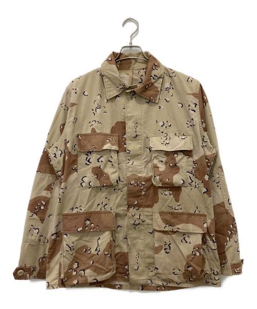 US ARMY（ユーエスアーミー）US ARMY (ユーエスアーミー) 90’sミリタリージャケット ブラウン×ベージュ サイズ:SIZE M-REGUKARの古着・服飾アイテム