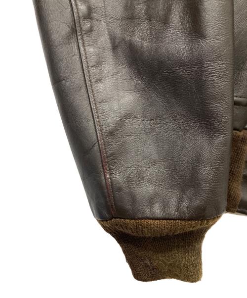 Schott（ショット）Schott (ショット) A-2 Flight Jacket ブラウン サイズ:M（38）の古着・服飾アイテム