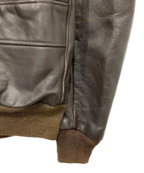Schott（ショット）Schott (ショット) A-2 Flight Jacket ブラウン サイズ:M（38）の古着・服飾アイテム