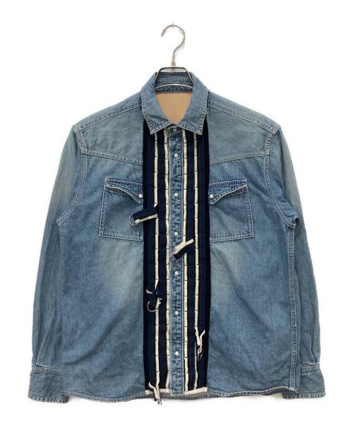 sacai（サカイ）sacai (サカイ) 装飾 ウエスタン デニムジャケット インディゴ サイズ:1の古着・服飾アイテム