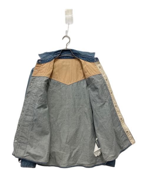 sacai（サカイ）sacai (サカイ) 装飾 ウエスタン デニムジャケット インディゴ サイズ:1の古着・服飾アイテム