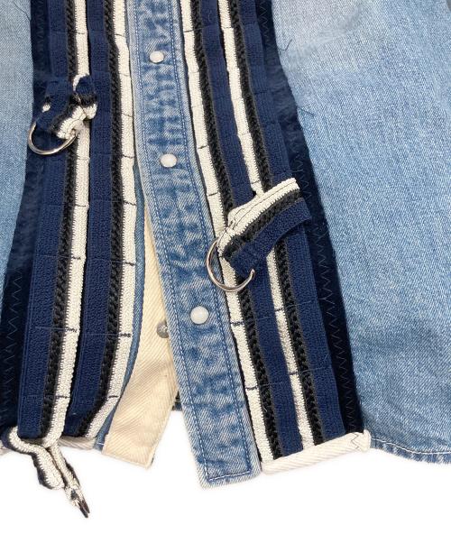 sacai（サカイ）sacai (サカイ) 装飾 ウエスタン デニムジャケット インディゴ サイズ:1の古着・服飾アイテム