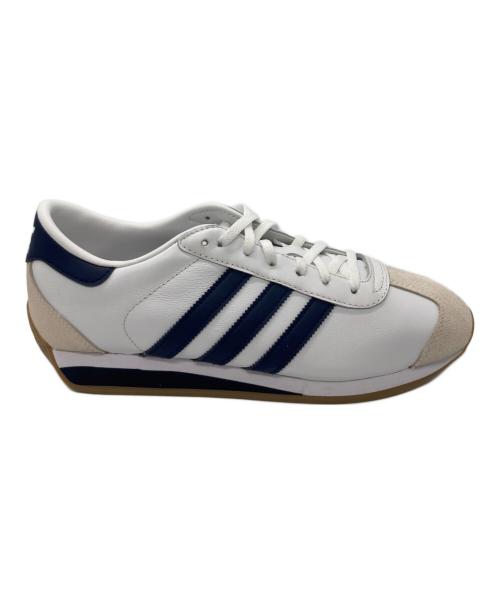 adidas（アディダス）adidas (アディダス) COUNTRY II ホワイト×ネイビー サイズ:27.5cmの古着・服飾アイテム