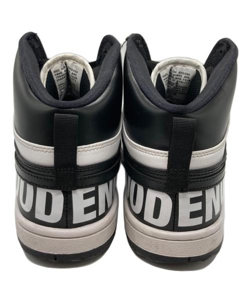 NIKE（ナイキ）NIKE (ナイキ) FRAGMENT DESIGN (フラグメントデザイン) GOODENOUGH COURT FORCE SP FRAGMENT ブラック×ホワイト サイズ:27ｃｍの古着・服飾アイテム