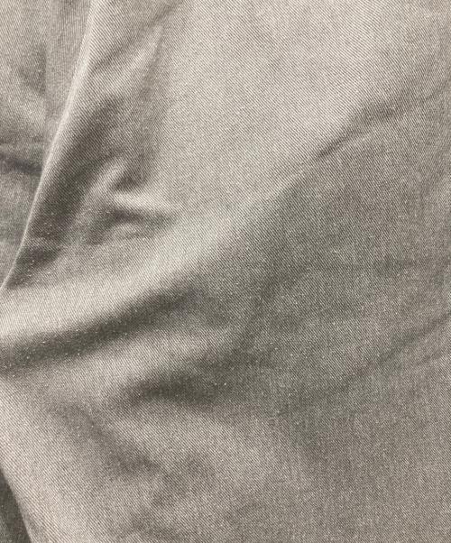 N.HOOLYWOOD（エヌ ハリウッド）N.HOOLYWOOD (エヌ ハリウッド) ポリコットン ツイル ワイド スラックス グレー サイズ:40の古着・服飾アイテム