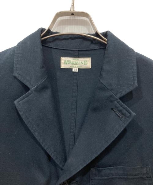 WORKERS（ワーカーズ）WORKERS (ワーカーズ) 8オンスライトチノ Lounge Jacket ネイビー サイズ:38の古着・服飾アイテム