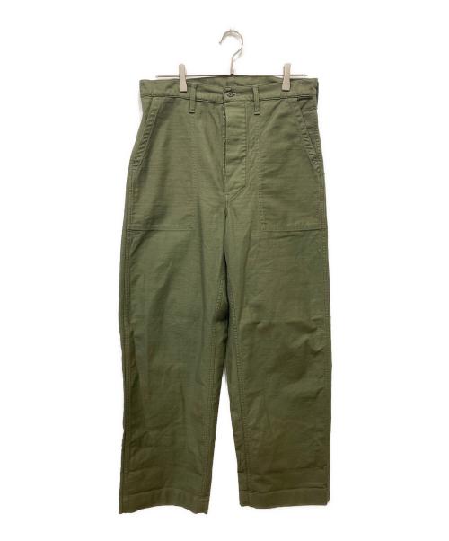 WORKERS（ワーカーズ）WORKERS (ワーカーズ) Reversed Sateen ベイカーパンツ カーキ サイズ:Sの古着・服飾アイテム