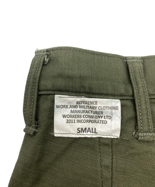 WORKERS（ワーカーズ）WORKERS (ワーカーズ) Reversed Sateen ベイカーパンツ カーキ サイズ:Sの古着・服飾アイテム