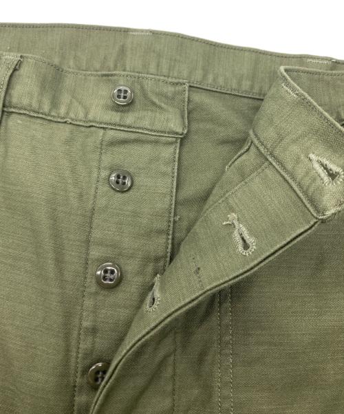 WORKERS（ワーカーズ）WORKERS (ワーカーズ) Reversed Sateen ベイカーパンツ カーキ サイズ:Sの古着・服飾アイテム