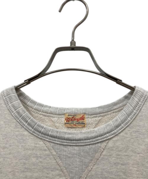 whitesville（ホワイツビル）WHITESVILLE (ホワイツビル) 両Vスウェット ホワイト サイズ:Mの古着・服飾アイテム
