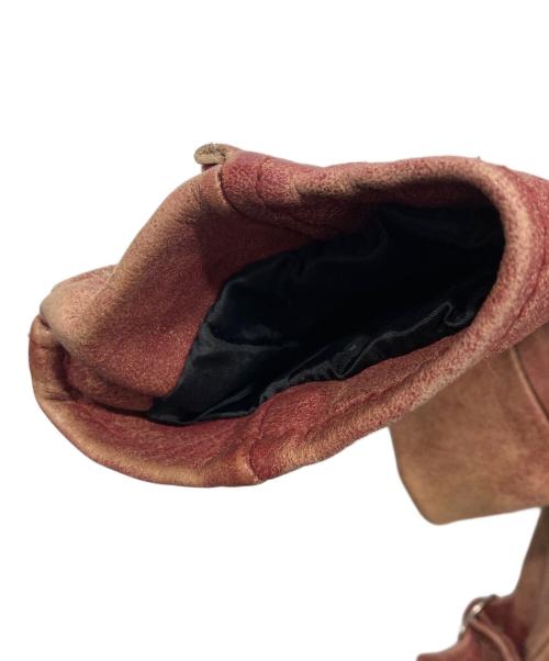 AVIREX（アヴィレックス）AVIREX (アヴィレックス) シングルライダースジャケット / レザージャケット / カウレザージャケット レッド サイズ:Mの古着・服飾アイテム