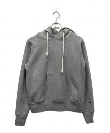 Champion REVERSE WEAVE（チャンピオン リバース ウィーブ）の古着「パーカー」｜グレー