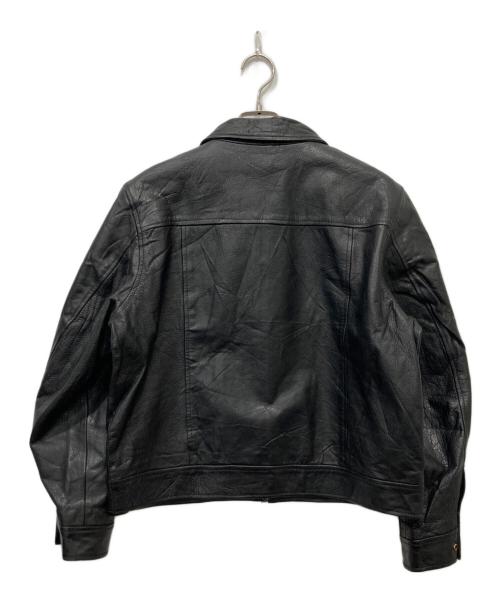 wilsons leather（ウィルソンズレザー）wilsons leather (ウィルソンズレザー) レザージャケット ブラック サイズ:記載なしの為実寸参照の古着・服飾アイテム